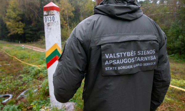 Lietuvos-Baltarusijos pasienis ties Latežeriu. Juditos Grigelytės (VŽ) nuotr.