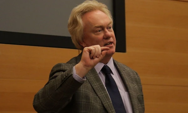 Alanas Jamesas, „Hyperloop One“ viceprezidentas. Dariaus Versecko (VŽ) nuotr.
