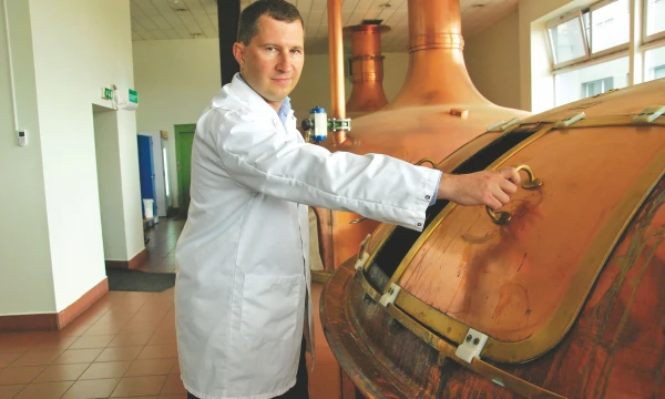 Marius Horbačauskas, AB „Volfas Engelman“ generalinis direktorius: „Lidl“ nuvarė žemyn alaus kainas, nes veiklos pradžioje ji kurį laiką alų  parduodavo itin pigiai – po 29 ct.“ Indrės Sesartės (VŽ) nuotr.