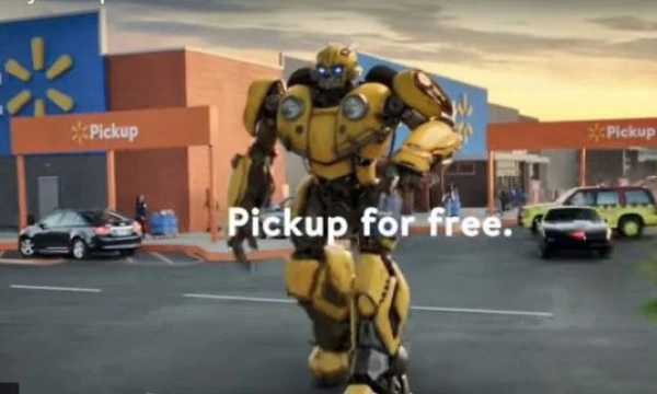 „Walmart“ reklamos akimirka.