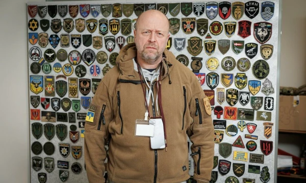 Jonas Ohmanas, paramą Ukrainai teikiančios organizacijos „Blue/Yellow“ vadovas, visuomenininkas, vertėjas, režisierius. Vladimiro Ivanovo (VŽ) nuotr.