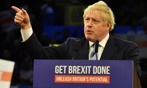 Borisas Johnsonas, JK premjeras. Beno Stansallo („AFP“ / „Scanpix“) nuotr. 