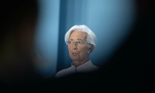 Christine Lagarde, ECB prezidentė,. Boris Roessler (DPA / „Scanpix“) nuotr.