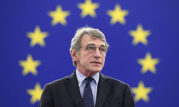 Davidas Sassolis, Europos Parlamento pirmininkas. Frederick Florin (REUTERS / „Scanpix“) nuotr.