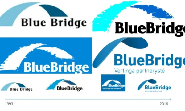 Naujo „Blue Bridge“ logotipo pristatymas – tik maža ilgo proceso dalis. Grupė esą jau dvejus metus tiria rinką ir savo veiklą, matuojasi įvairius veiklos modelius, keičia vidinius procesus ir skatina pardavėjus bei įvairių lygių vadovus žvelgti plačiau.
