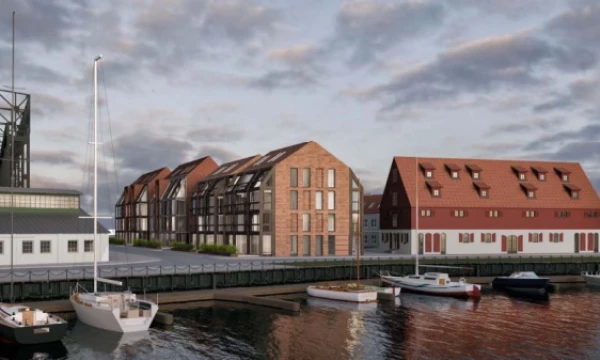 Bendrovės vizualizacija.