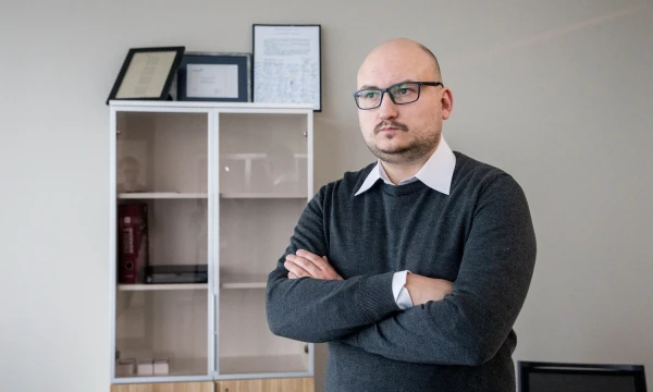 Rokas Tamošiūnas, rizikos kapitalo fondo „Open Circle Capital“ partneris. Juditos Grigelytės (VŽ) nuotr.