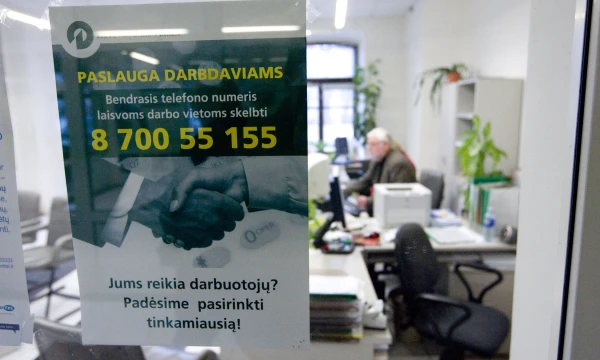 Darbo biržose šiemet bedarbių registruota dvigubai daugiau negu 2008 m., tačiau norinčiųjų dirbti tarp jų nėra. Vladimiro Ivanovo (VŽ) nuotr.