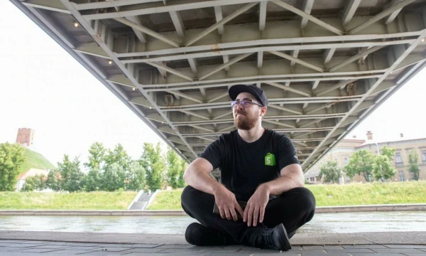 Mindaugas Jačionis, vienas iš „Shopify Lithuania“ inžinerijos vadovų. Juditos Grigelytės (VŽ) nuotr.