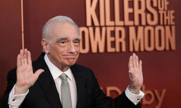 Režisierius Martinas Scorsese pristatant filmą „Gėlių mėnulio žudikai“. Mario Anzuoni („Reuters“) nuotr.