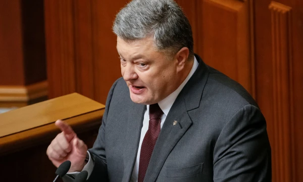Ukrainos prezidentas Petro Porošenka. Glebo Garaničiaus ( „Reuters“ / „Scanpix“) nuotr.