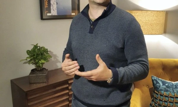 Marius Raugalas, Londono Sičio lietuvių klubo prezidentas: „Po rinkimų lyg ir pereiname į kitą „Brexit“ etapą. Visi būsime tam tikrame „laukimo režime“, kaip čia vystysis visa situacija toliau.“ Stasio Gudavičiaus (VŽ) nuotr. 