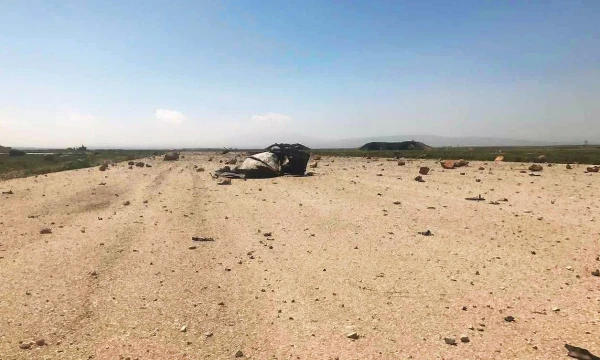 The United States carried out a missile attack on an air base in Syria Thursday. Best possible quality. ?????? ???????? / Sputnik