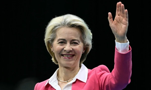 Ursula von der Leyen, Europos Komisijos pirmininkė. Johno Macdougalo (AFP / „Scanpix“) nuotr.