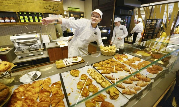 „Starbucks“ kavinė Šanchajuje. „Reuters“/“Scanpix“ nuotr.