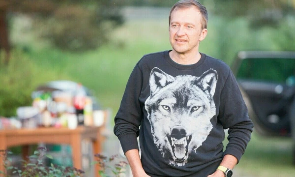 Laimonas Daujotas, „Rogių šunų“ bendraturtis. Miglės Narbutaitės nuotr.