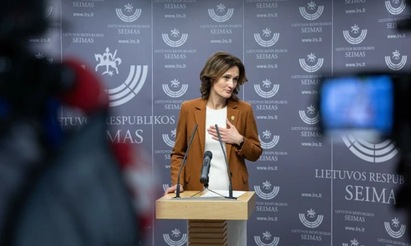 Viktorija Čmilytė-Nielsen, Seimo pirmininkė. Vladimiro Ivanovo (VŽ) nuotr.