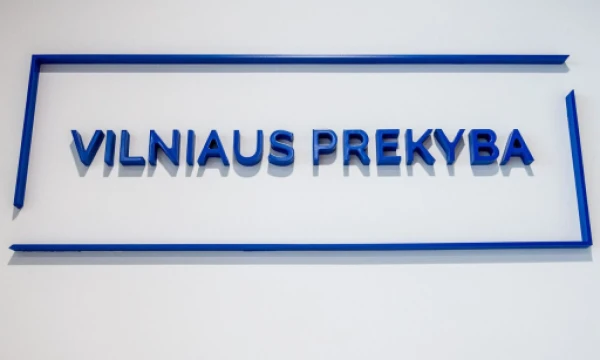„Vilniaus prekybos“ logotipas. Juditos Grigelytės (VŽ) nuotr.