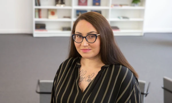 Teisingumo ministrė Evelina Dobrovolska. Juditos Grigelytės (VŽ) nuotr.