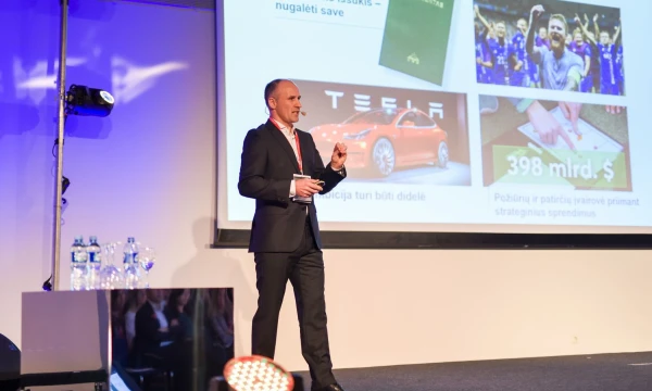 „Verslo žinių“ konferencija „Pardavimai 2019: kaip pasiekti rekordinį augimą“. Ryčio Galadausko (VŽ) nuotr. 
