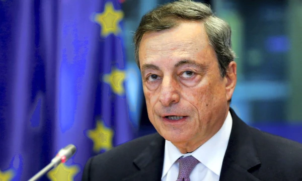 Mario Draghi, Europos Centrinio Banko vadovas, Europos Parlamente. Francois Lenoir („Reuters“ / „Scanpix“) nuotr.