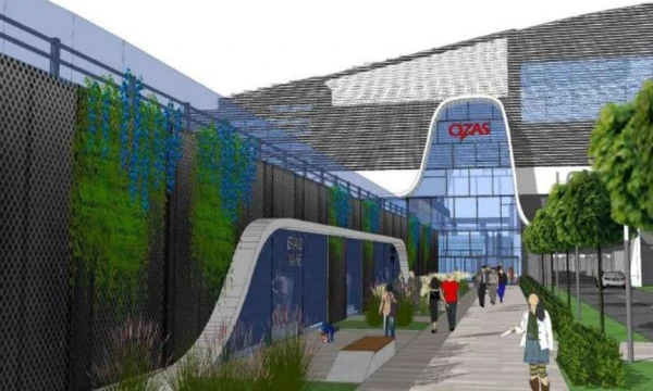 Bendrovės vizualizacija.