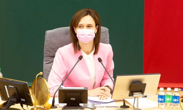 Viktorija Čmilytė-Nielsen, Seimo pirmininkė. Juditos Grigelytės (VŽ) nuotr.