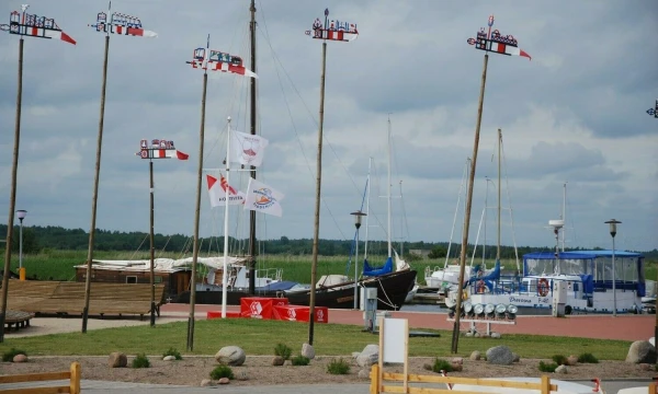 Drevernos, žvejų kaimo prie Kuršių marių, uostelis. Mildos Ancevičės nuotr.