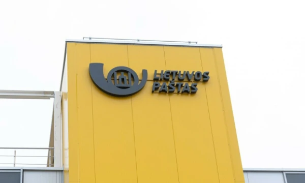„Lietuvos pašto“ logotipas. Juditos Grigelytės (VŽ) nuotr.