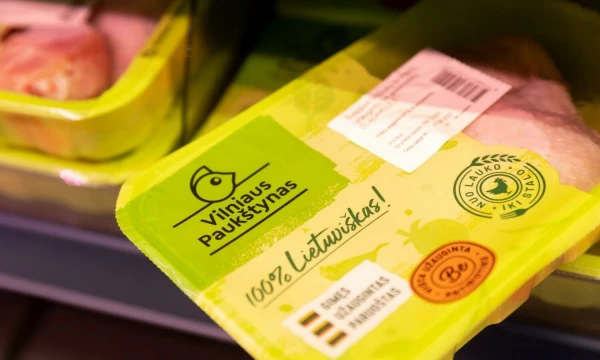 Produktų lentynos ir prekės ženklai „Maximoje“. Juditos Grigelytės (VŽ) nuotr.