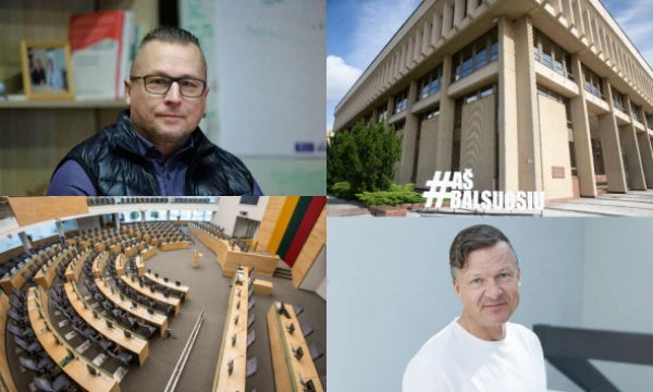 VŽ koliažas: kairėje – Vaidotas Vyšniauskas, Komunikacijos industrijos asociacijos tarybos pirmininkas, Mindaugas Lapinskas, komunikacijos ekspertas, VšĮ „Demokratijos projektai“ konsultantas.