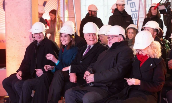 Biotechnologijų miesto „Bio City“ statybų pradžia. Juditos Grigelytės (VŽ) nuotr.