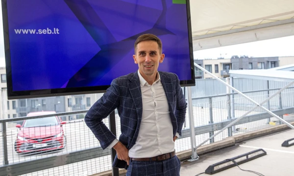Tadas Povilauskas, SEB banko ekonomistas, tvirtina, kad pandemijos poveikis nesumažino kasmet skaičiuojamo įperkamumo rodiklio. Vladimiro Ivanovo (VŽ) nuotr.