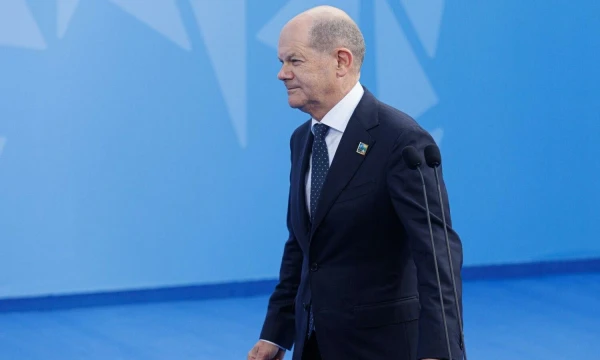 Olafas Scholzas, Vokietijos kancleris. Juditos Grigelytės (VŽ) nuotr.
