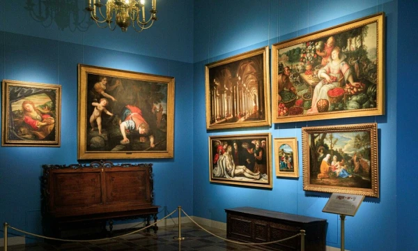 Mecenato, pramonininko dr. Prano Kiznio paveikslų kolekcija Valdovų rūmų muziejuje. Vladimiro Ivanovo (VŽ) nuotr.