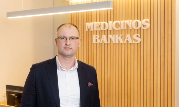 Medicinos banko Administracijos vadovas Marius Arlauskas.