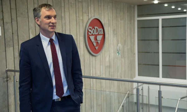 Mindaugas Sinkevičius, „Sodros“ direktorius, pranešė, kad į kitus metus „Sodra“ turėtų įžengti be milijardinės skolos, kurią numatoma perkelti į valstybės biudžetą. Vladimiro Ivanovo (VŽ) nuotr.