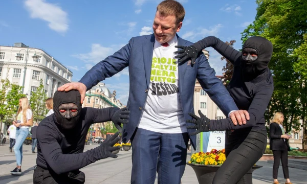 Vilius Šapoka, finansų ministras. Juditos Grigelytės (VŽ) nuotr.