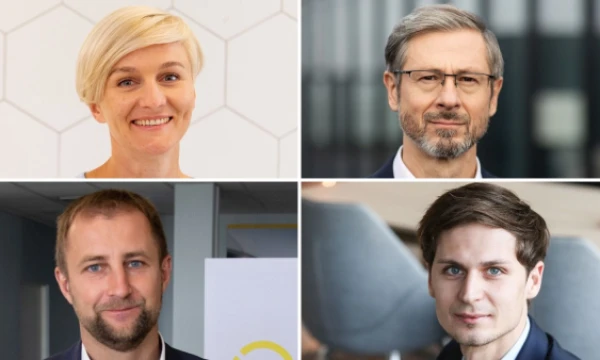 Asta Sakalauskaitė, UAB „Philip Morris Baltic“ žmonių ir kultūros vadovė Baltijos šalims, Vidmantas Grušas, „Litgrid“ laikinasis generalinis direktorius, Mindaugas Rupšys, „Mars Lietuvos“ korporacinių reikalų vadovas regionui, ir Šarūnas Matijošaitis, „Vičiūnų grupės“ valdybos pirmininkas. VŽ ir „Litgrid“ nuotr. koliažas.