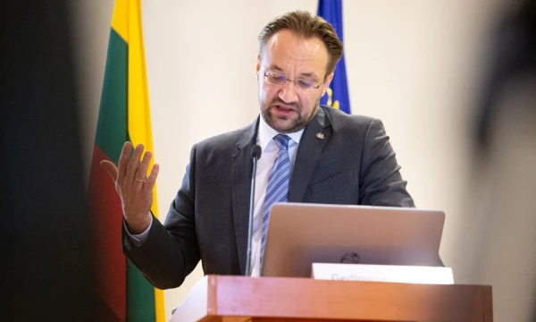 Gediminas Šimkus, Lietuvos banko valdybos pirmininkas.  Vladimiro Ivanovo (VŽ) nuotr.