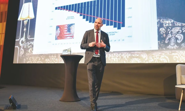 Jakobas Ekholdtas Christensenas, „Danske Bank“ grupės tarptautinės makroekonomikos ir besivystančių rinkų tyrimų padalinio vadovas. Ryčio Galadausko nuotr. 