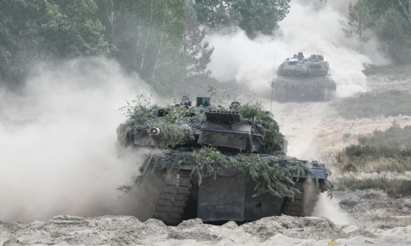 Vokietija ir Prancūzija įgyvendina bendrą MGCS projektą, kuris pakeistų Vokietijos „Leopard“ (nuotraukoje) ir Prancūzijos „Leclerc“.
KNDS nuotr.
