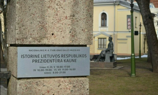 Istorinė Lietuvos Respublikos Prezidentūra Kaune. Luko Blekaičio nuotr.