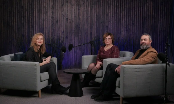 Moderatorė, Vilija Ramanauskienė, prof. dr. Astrida Miceikienė, Vytauto Didžiojo universiteto Žemės ūkio akademijos kanclerė, doc. dr. Rytis Skominas, Vytauto Didžiojo universiteto Žemės ūkio akademijos Bioekonomikos tyrimų instituto direktorius.