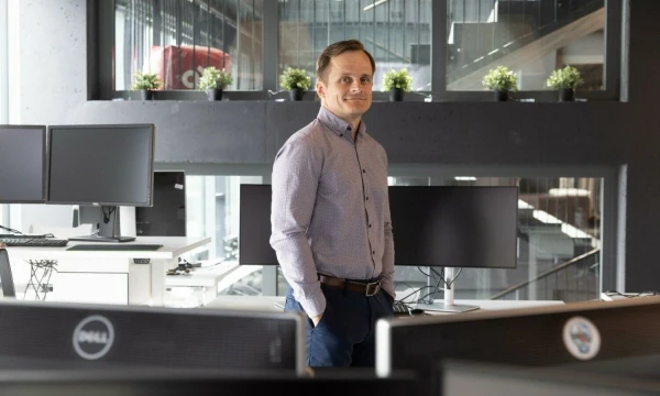 Jaroslavas Sadovskis, IT įmonės „Devbridge“, priklausančios „Cognizant“ kompanijai, direktorius. Juditos Grigelytės (VŽ) nuotr.