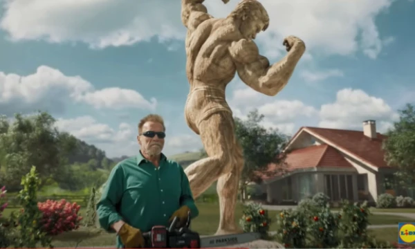 Reklamos stop kadras.