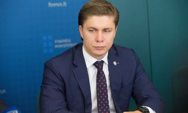 Ūkio ministras Mindaugas Sinkevičius. Juditos Grigelytės (VŽ) nuotr.