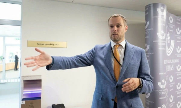 Gabrielius Landsbergis, užsienio reikalų ministras. Juditos Grigelytės (VŽ) nuotr.
