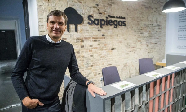 Darius Žakaitis, „Vilnius Tech Park“ vadovas ir vienas iš įkūrėjų. Vladimiro Ivanovo (VŽ) nuotr.