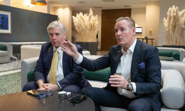 Ericas Sieversas, „ClonBio Group“ akcininkas ir investicijų direktorius (kairėje), ir Markas Turley, „ClonBio Group“ įkūrėjas ir direktorius. Juditos Grigelytės (VŽ) nuotr.